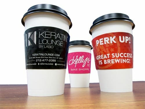 Custom Cup Sleeves and Custom Printed Coffee Sleeves