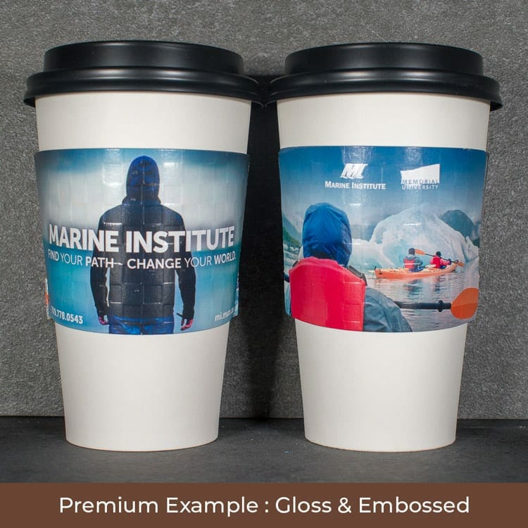 Full color coffee sleeves