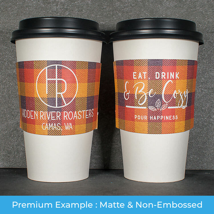 Full color coffee sleeve