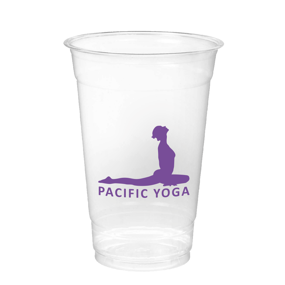 20oz custom printed clear cup