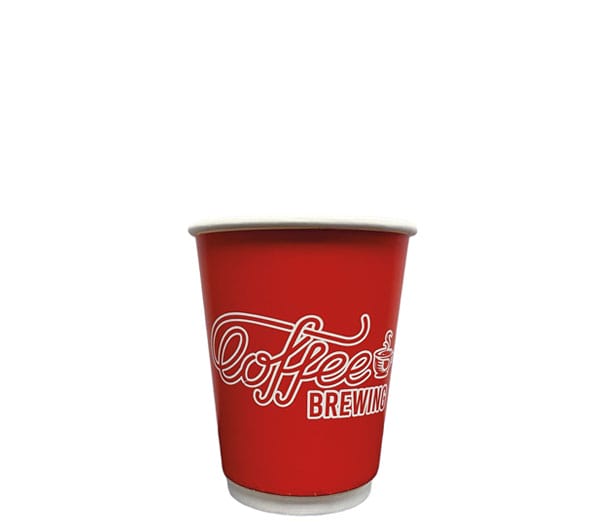 8oz double wall paper coffee cup