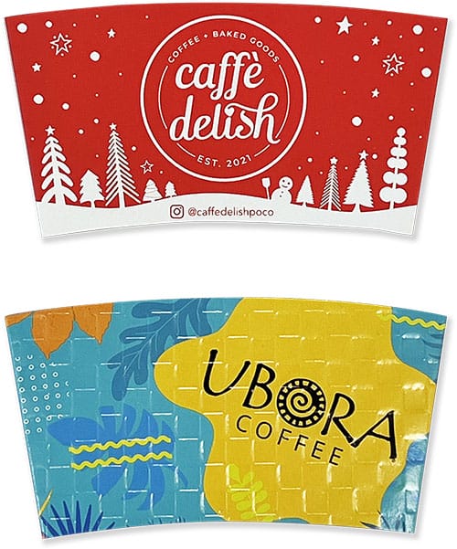 seasonal coffee sleeves